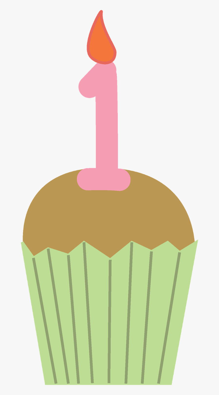 Birthday Cupcake Clipart.