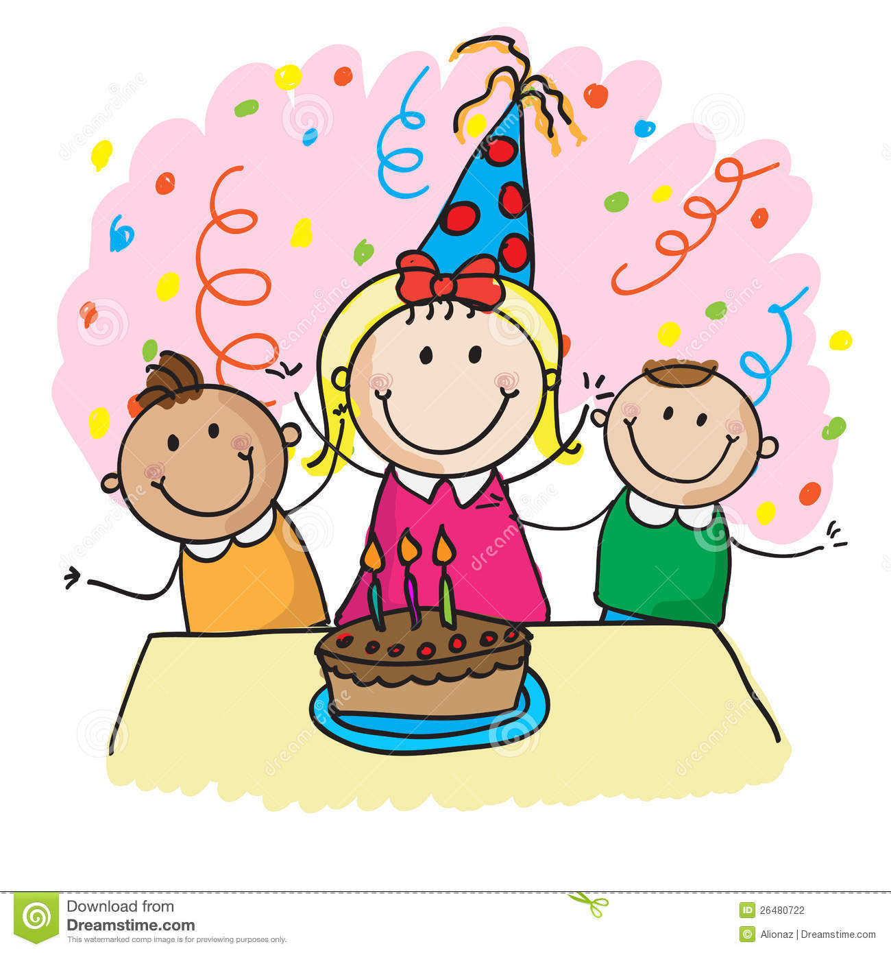 Children's birthday clipart - Clipground