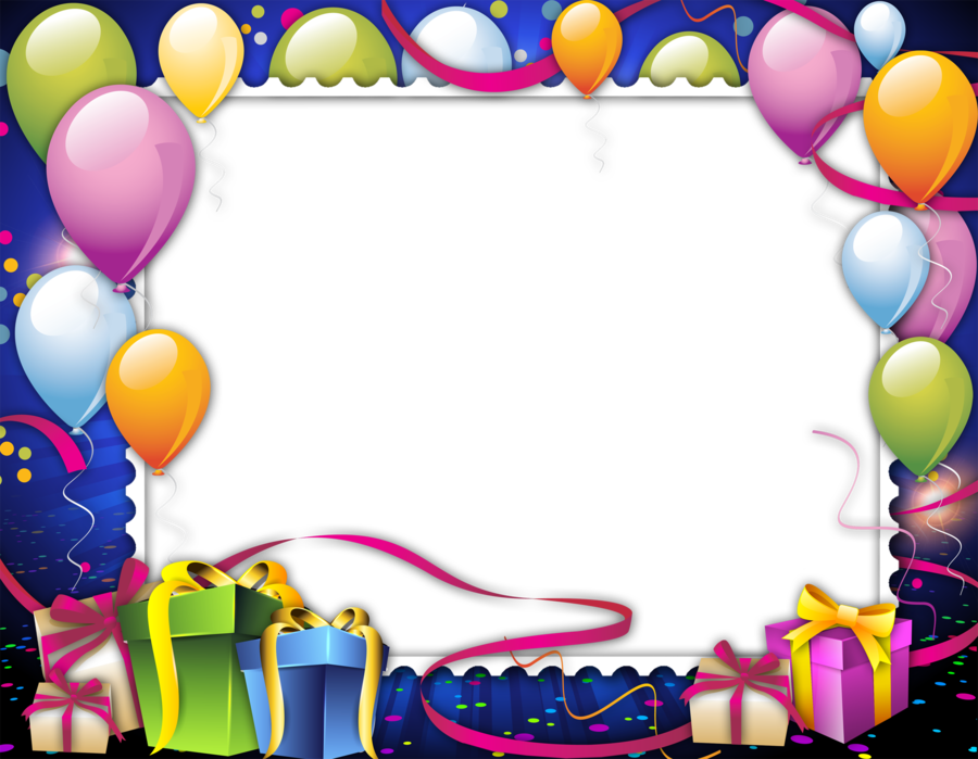 Happy Birthday Frame clipart.