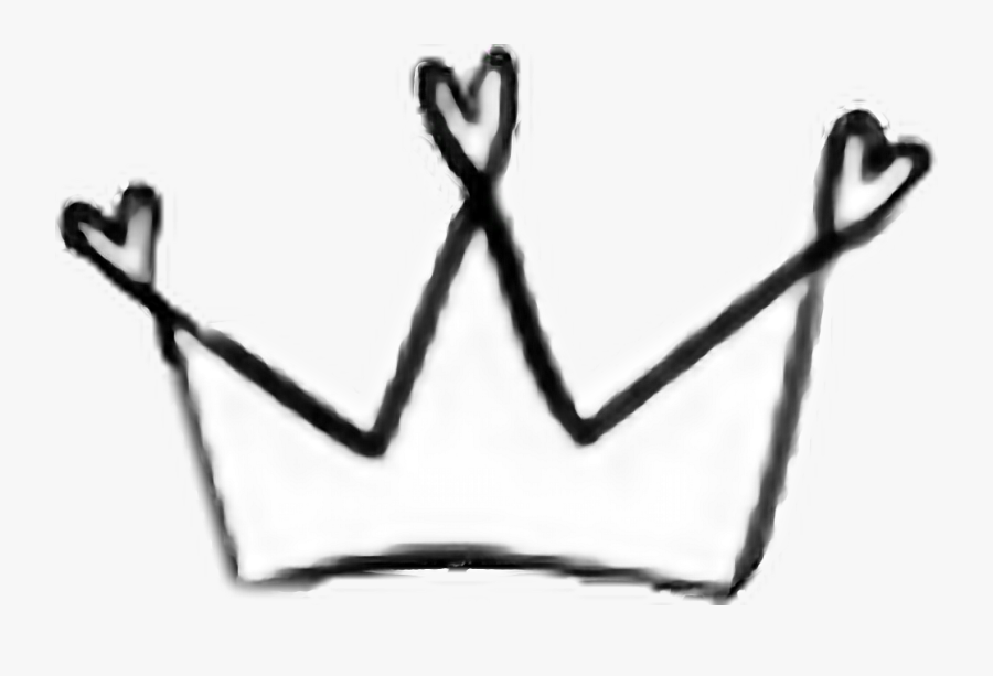 crown #black #cute #overlay #hearts #birthday #queen.