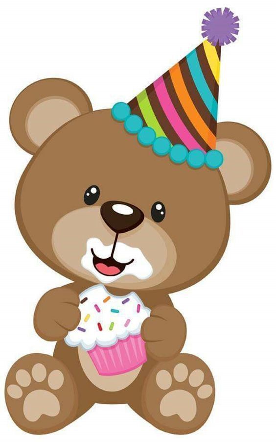 happy birthday cute bear