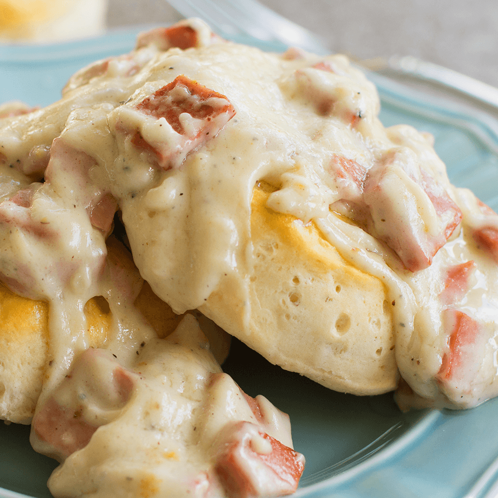 Biscuits and Bologna Gravy.