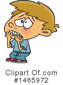 Clipart of Biting Nails #1.