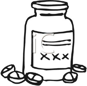 Pill clipart black and white 1 » Clipart Station.
