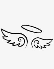 black and white angel wings clipart 10 free Cliparts | Download images