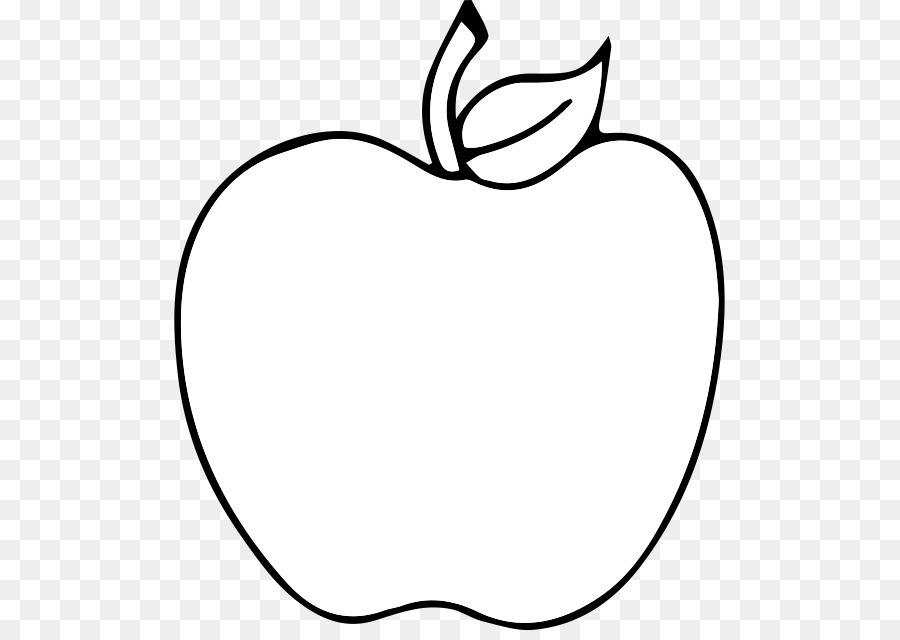 Black And White Apple Drawing Clip Art Painted Png Download Lovely.