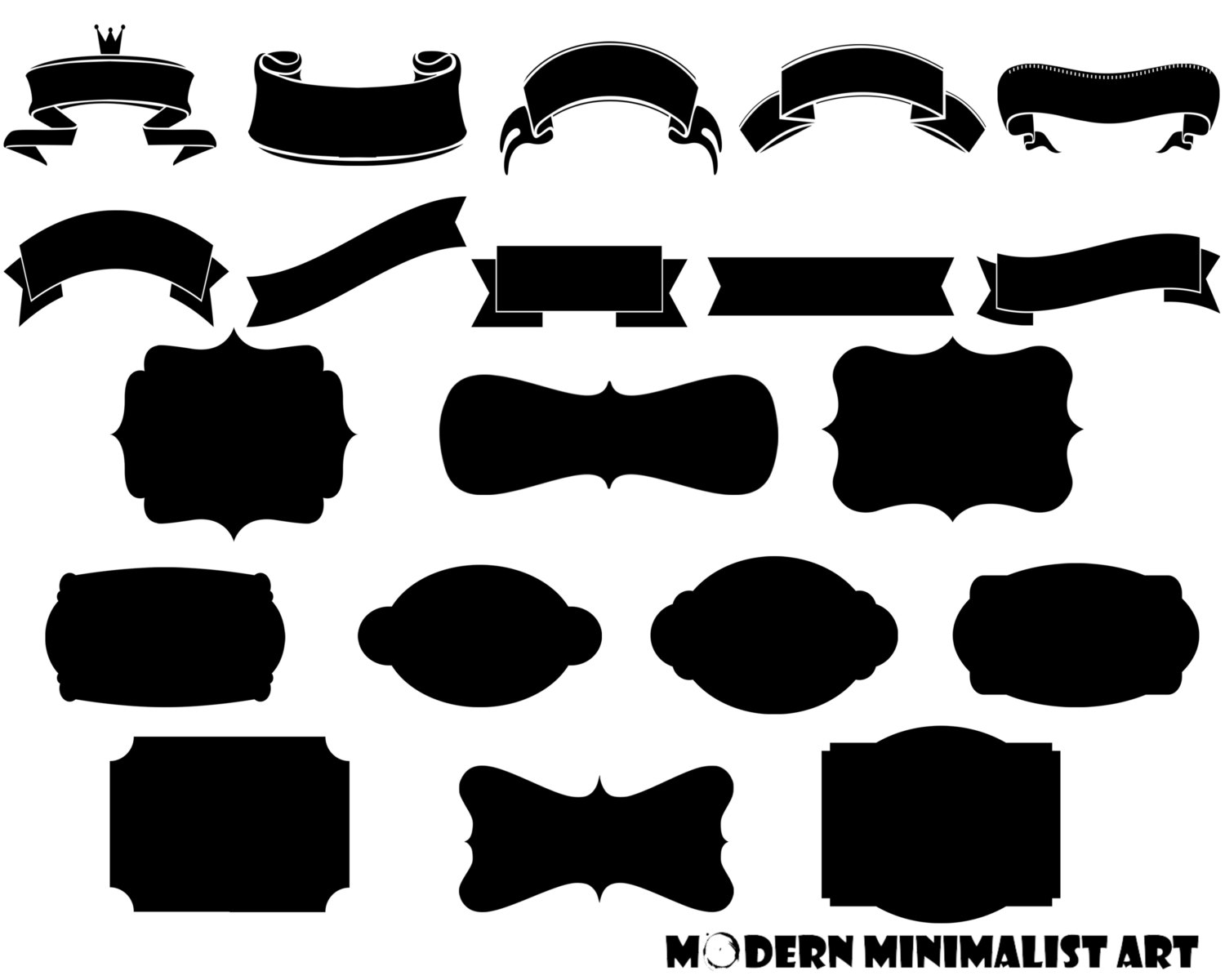 black and white banners clipart 10 free Cliparts | Download images on