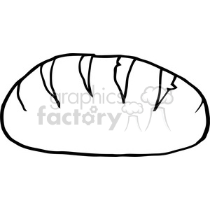 illustration black and white hand drawn cartoon loaf bread poster design  with text vector illustration background clipart. Royalty.