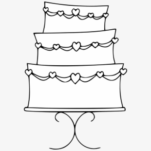 black and white cake clipart 20 free Cliparts | Download images on ...