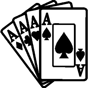 Playing Card Clipart Black And White.
