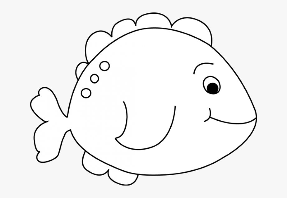 Fish Clipart Black And White Camping Clipart.