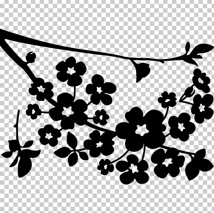 Cherry Blossom Paper Coloring Book PNG, Clipart, Black.