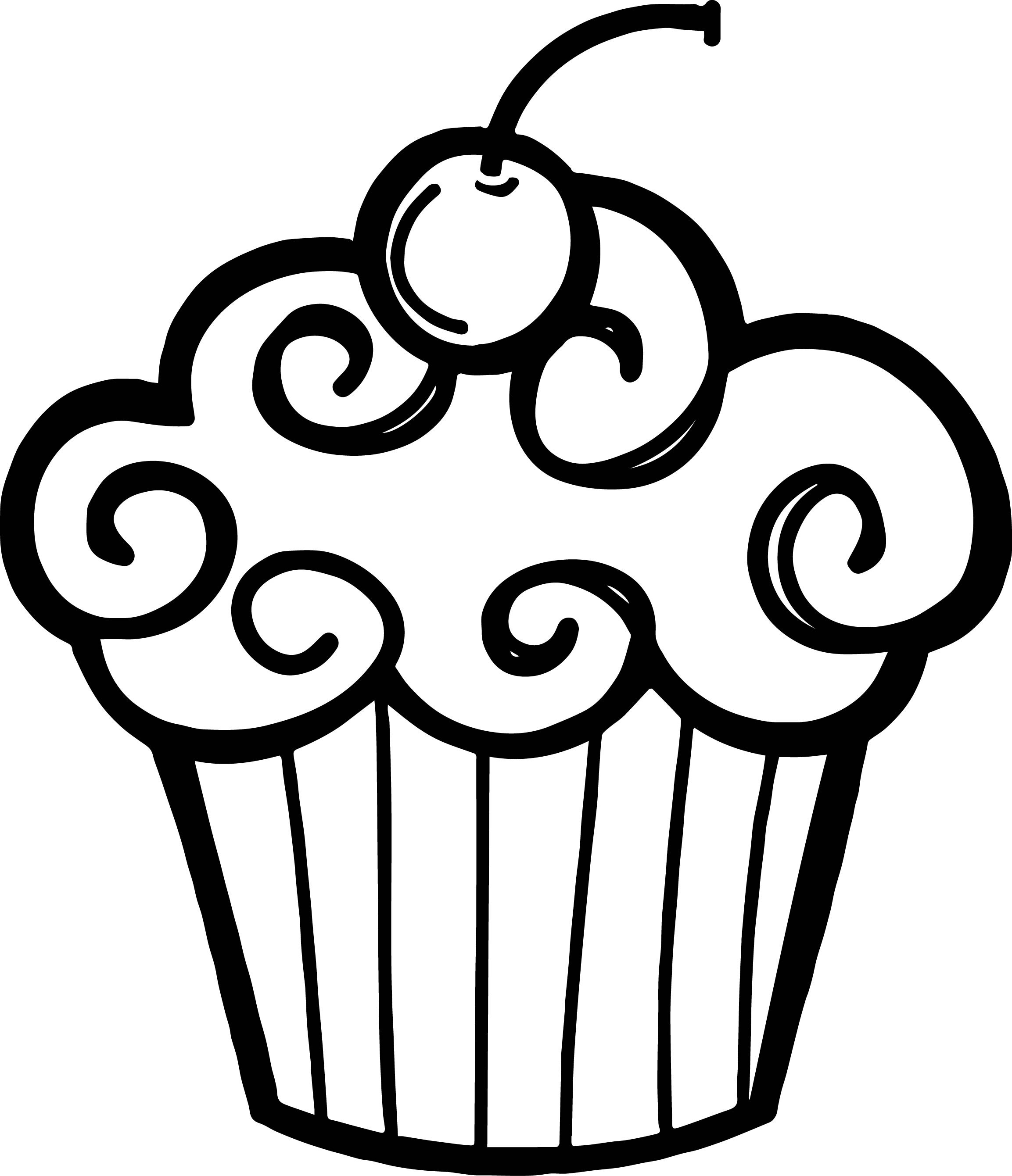 Black and white cake clipart 5 » Clipart Station.