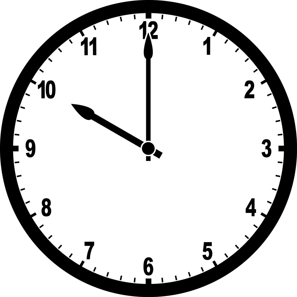Clock 10:00.