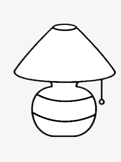 Lamp black and white clipart 4 » Clipart Station.