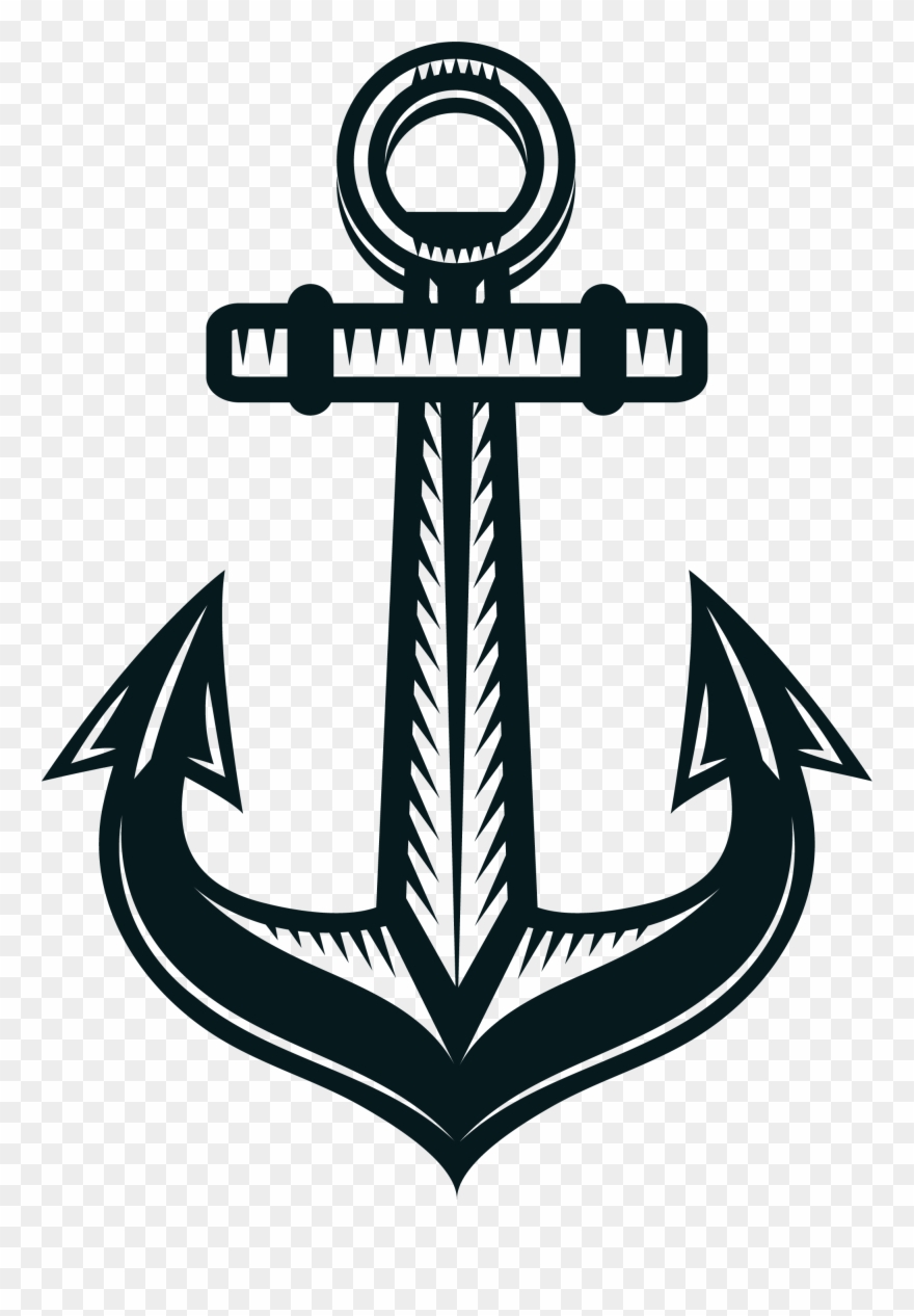 Clipart Anchor Black And White.