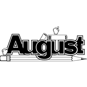 Free August Clipart Black And White, Download Free Clip Art.