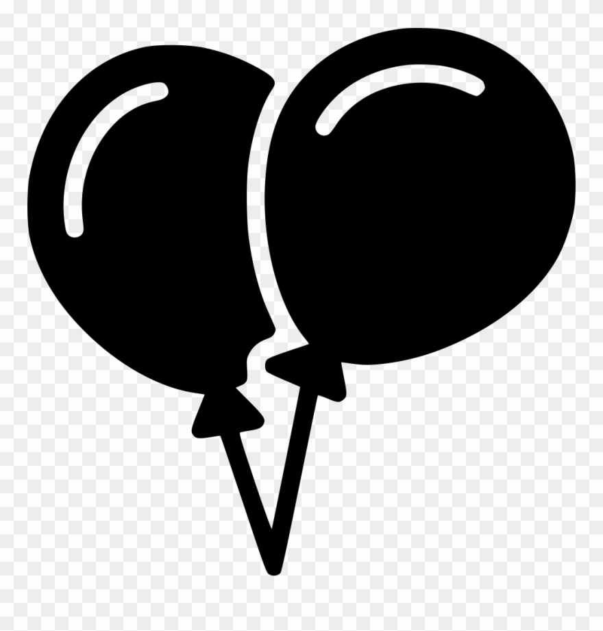 Royalty Free Stock Balloons Svg Black And White.