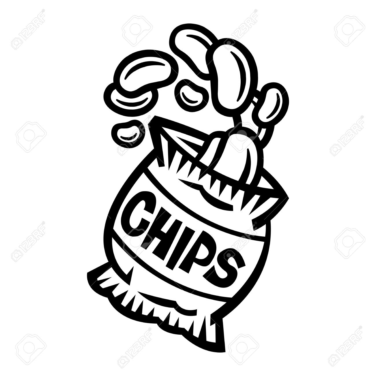 Chip clipart drawing, Chip drawing Transparent FREE for.