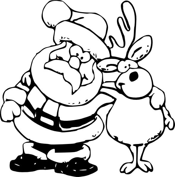 Christmas Black And White Clipart & Christmas Black And White Clip.