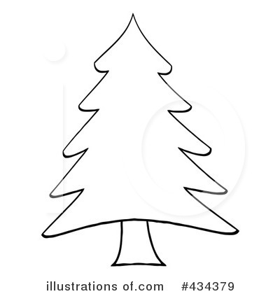 47+ Christmas Tree Black And White Clipart.