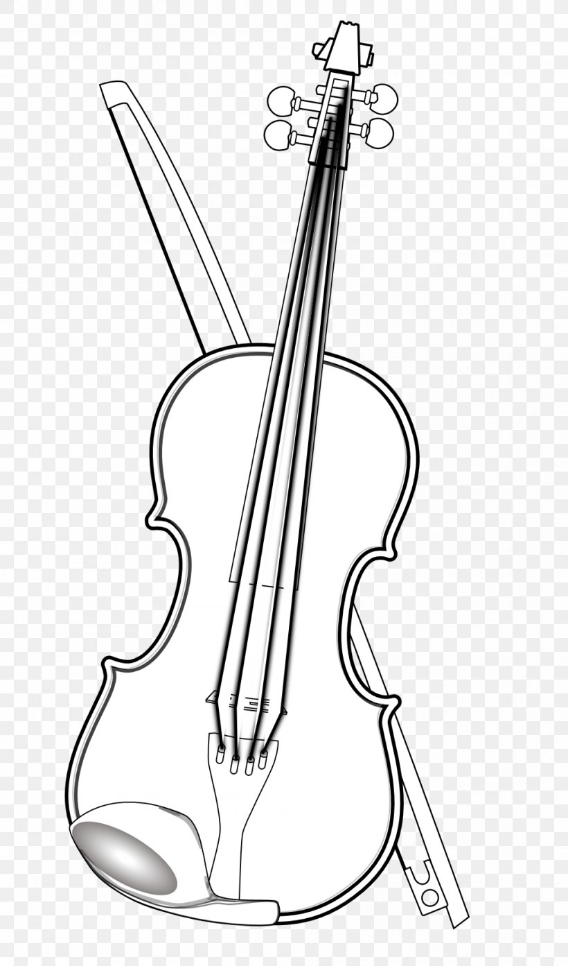 Black And White Drawing Violin Clip Art, PNG, 999x1698px.
