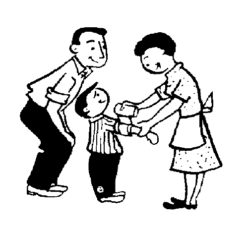 Members Of The Family Clipart Black And White.