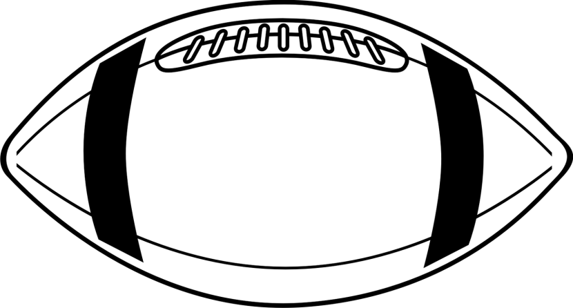 Football Player Clipart Black And White.