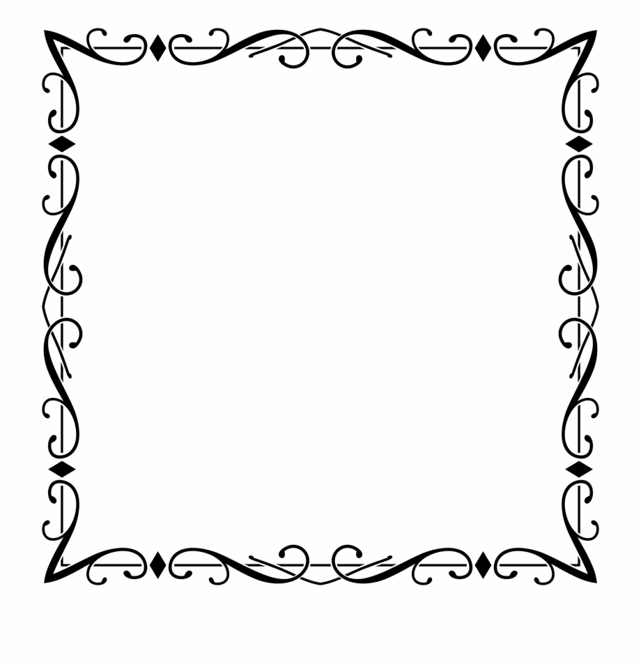 Clipart Fancy Elegant Frame Big Image Png.