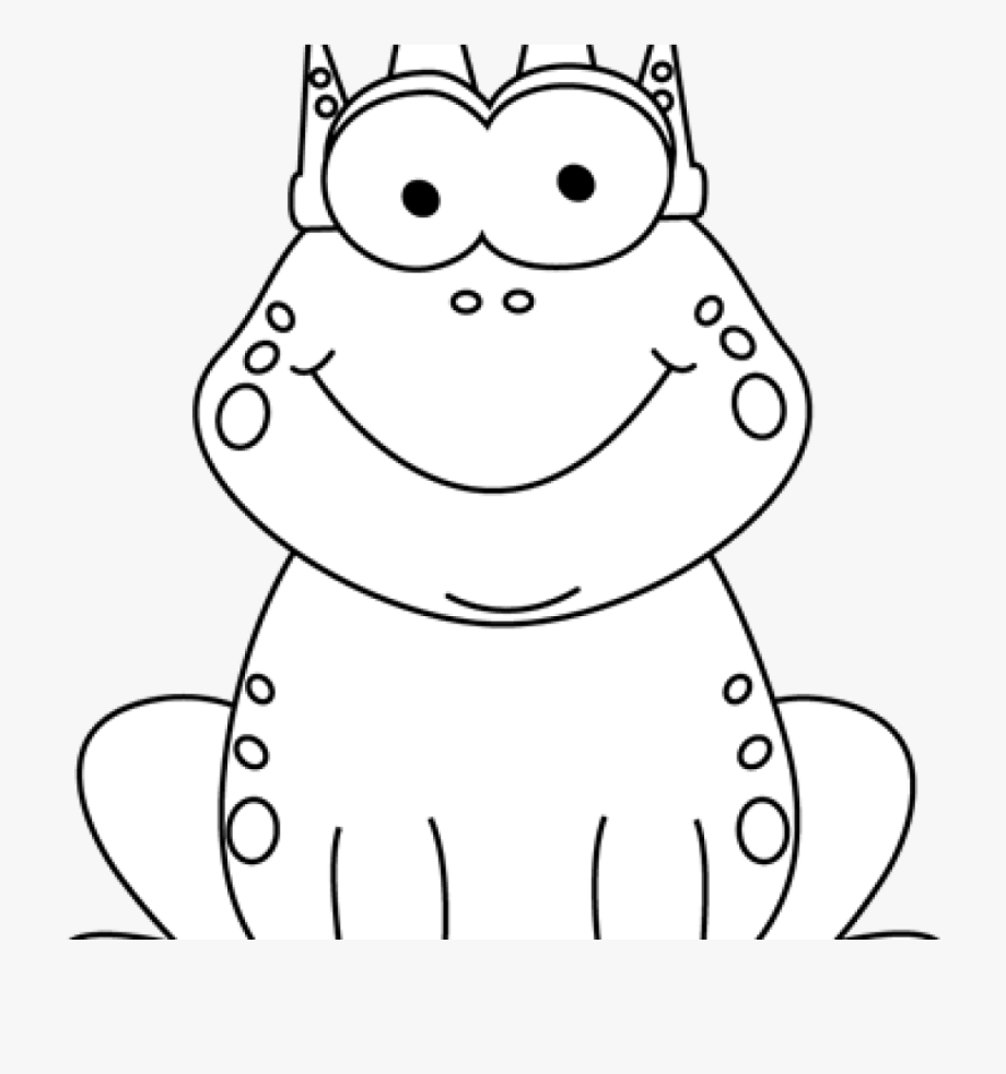 Frog Clipart Black And White Black And White Frog Clipart.