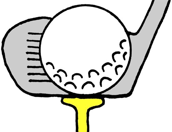 Golf Clipart Black And White.