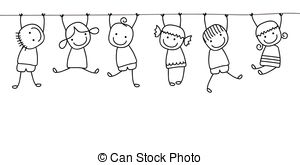 Kids Playing Clipart Black And White (102+ images in Collection) Page 1.