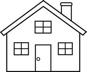 288 House Black And White free clipart.