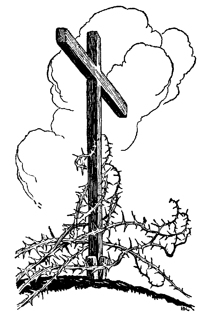 Black And White Clipart Of Jesus On The Cross 12 