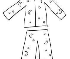 black and white clipart pajamas 10 free Cliparts | Download images on ...