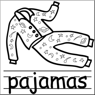 black and white clipart pajamas 10 free Cliparts | Download images on ...