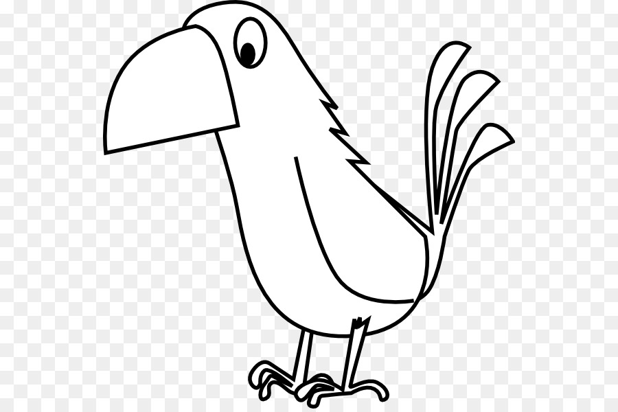 Parrot black and white clipart 5 » Clipart Station.