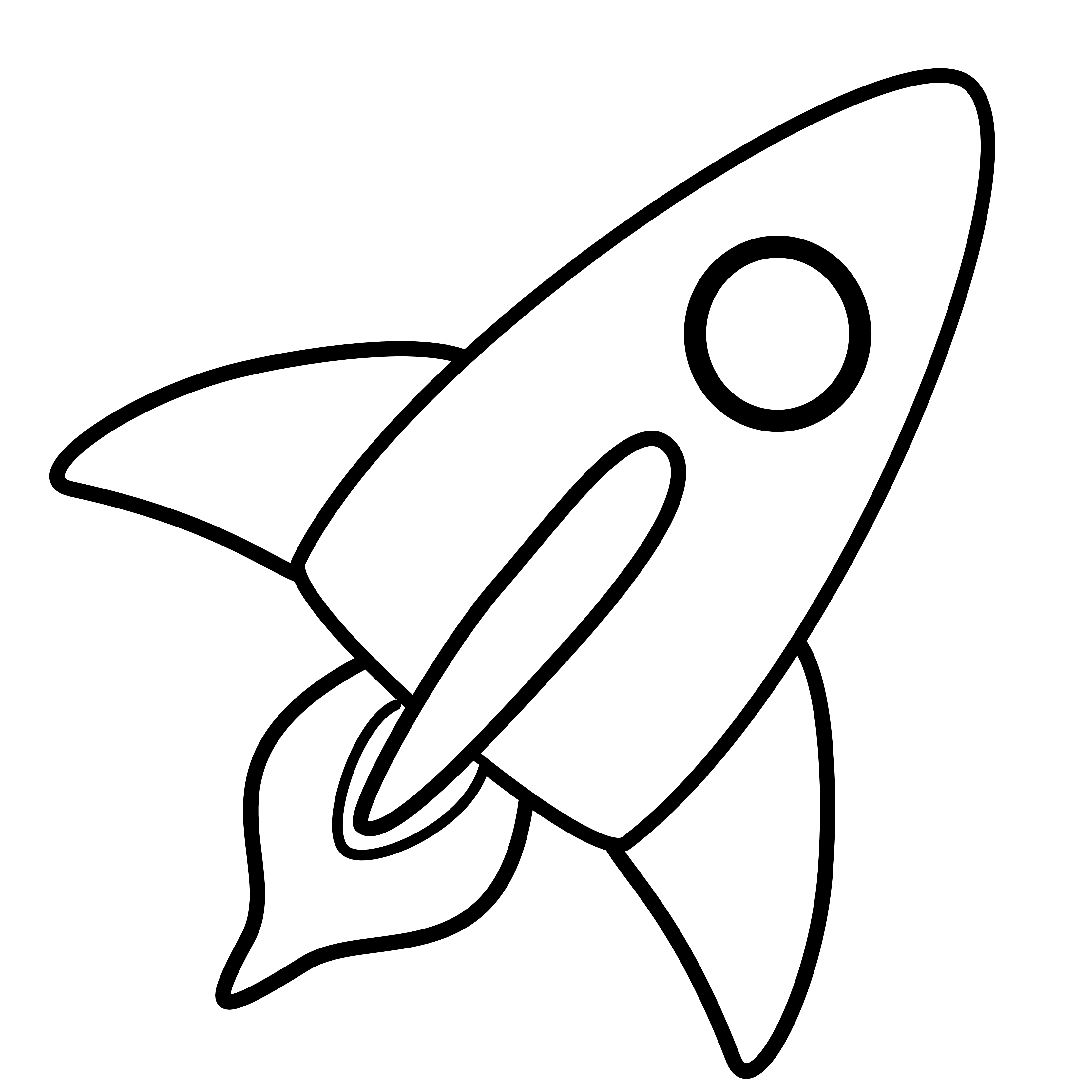 Rocket black and white clipart 7 » Clipart Station.
