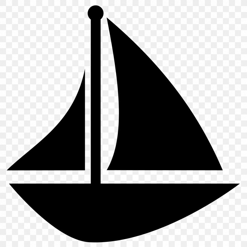 Sailboat Sailing Clip Art, PNG, 2400x2400px, Sailboat, Black.