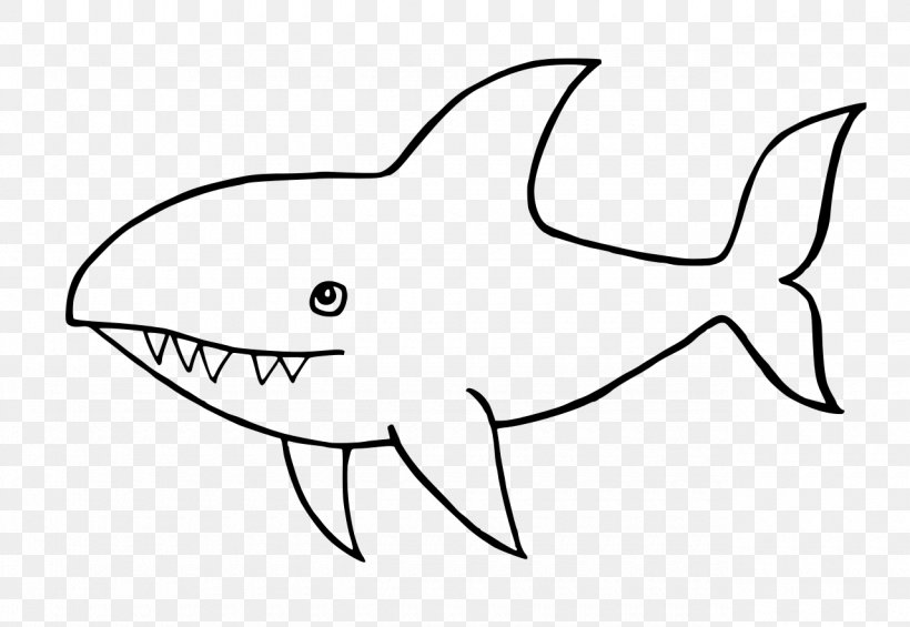Requiem Sharks Black And White Drawing Tiger Shark Clip Art.