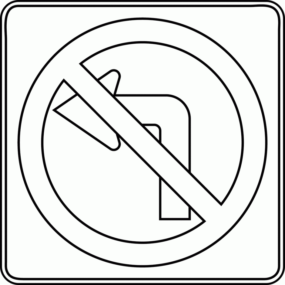 Pix For > Traffic Signs Clip Art Black And White.