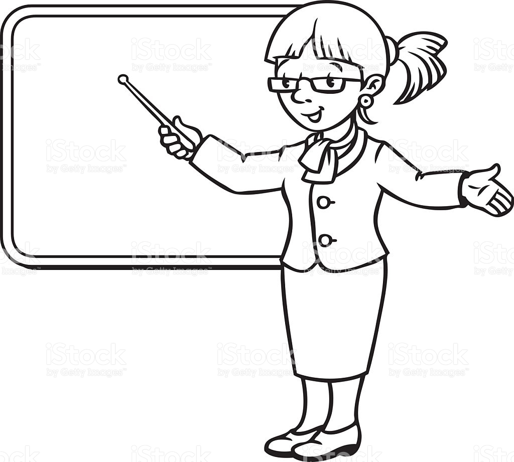 Teacher Teaching Clipart Black And White 10 Free Cliparts Download 