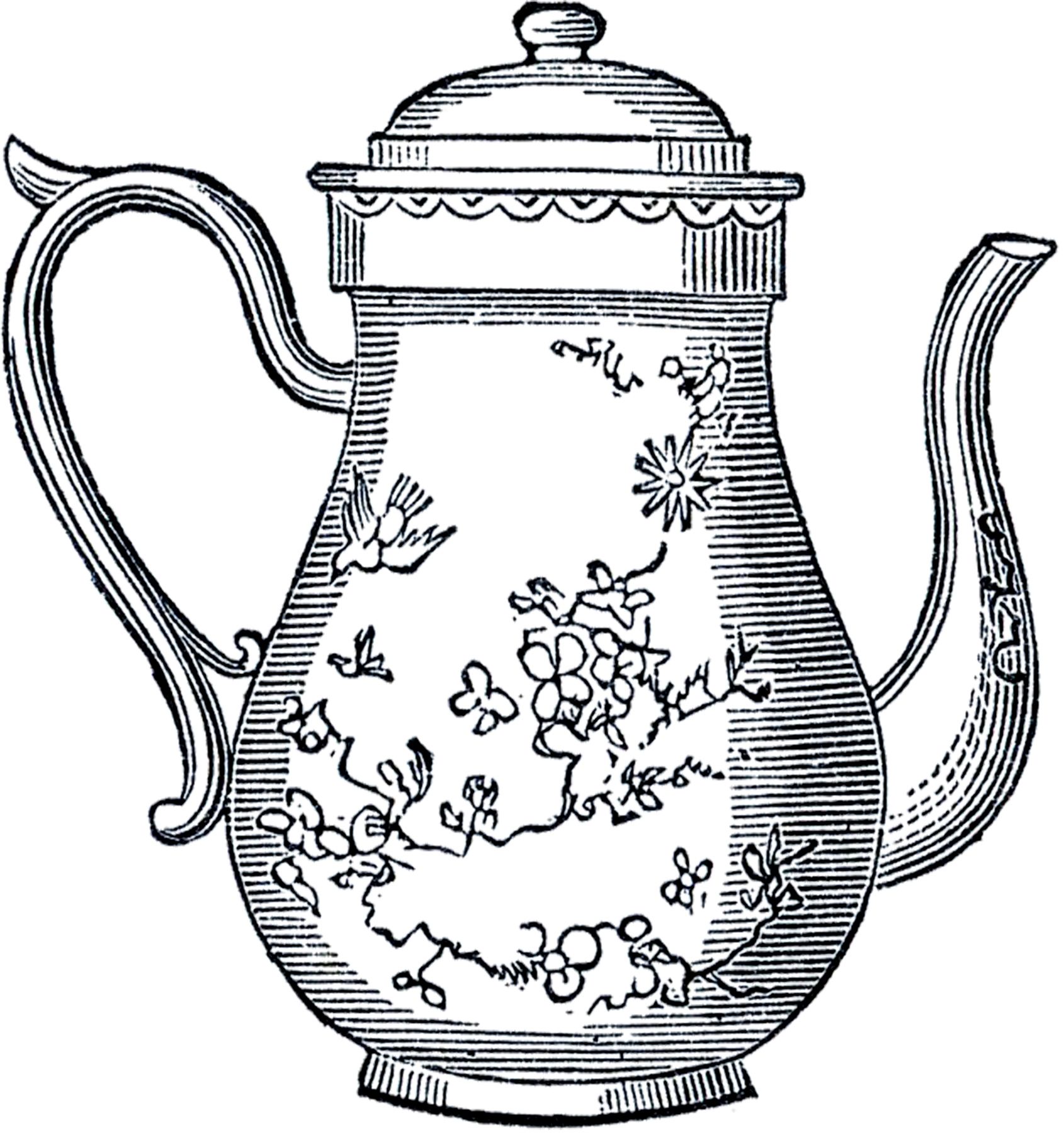 10 Best Teapot Clipart!.