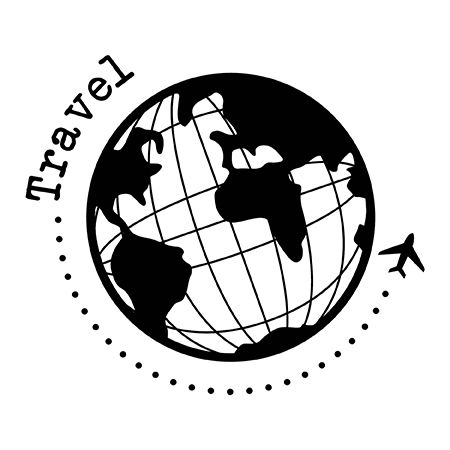 Travel Clipart Black And White.