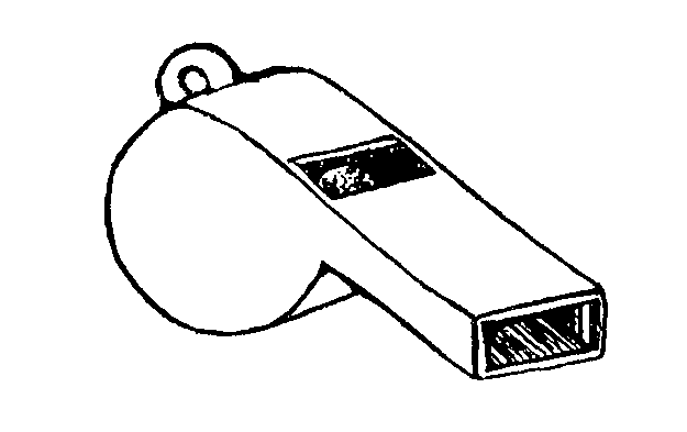 Whistle Clip Art Black And White.