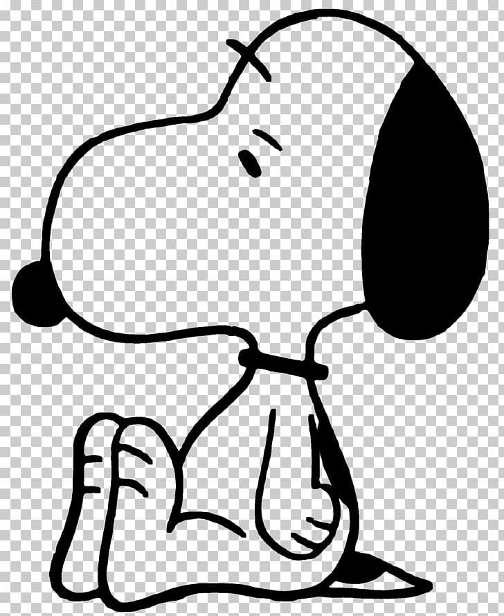 Snoopy Woodstock Charlie Brown Black and white, 2017.