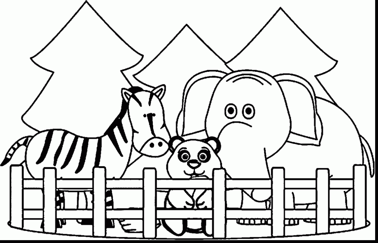 5816 Zoo free clipart.