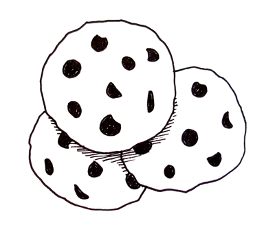 black and white cookie clipart 20 free Cliparts | Download images on ...