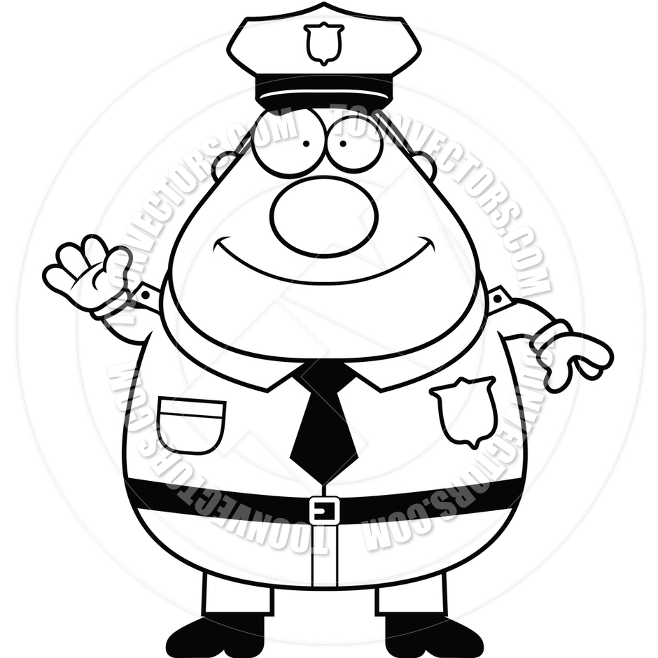 Cop clipart black and white 3 » Clipart Station.