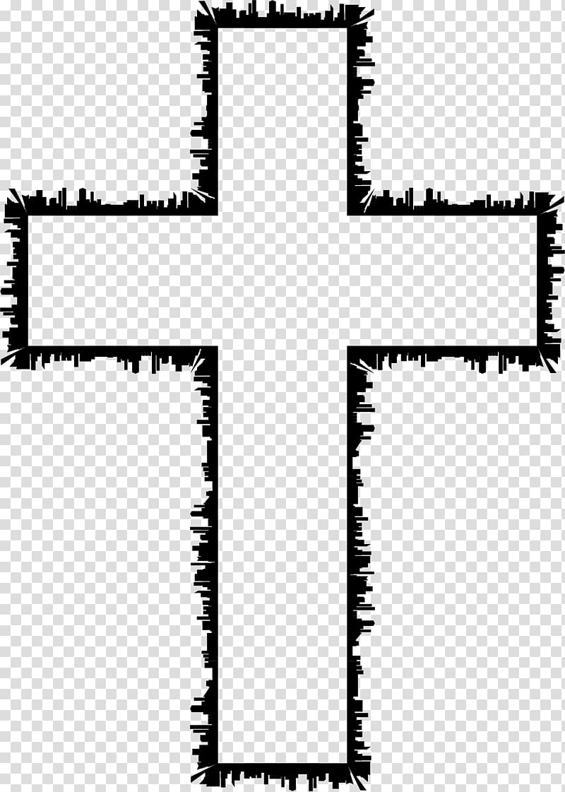 Black crucifix illustration, Christian cross Crucifixion of.